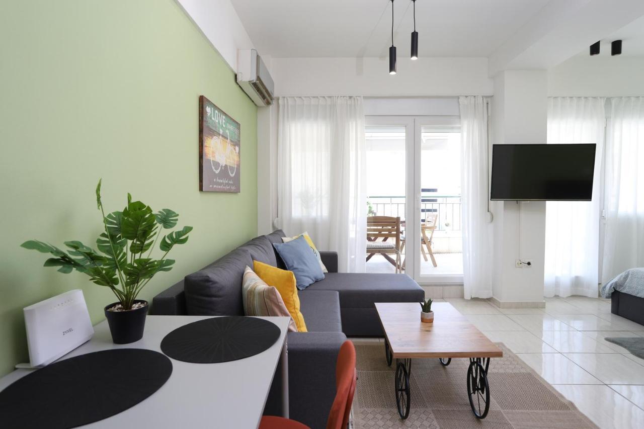 Ladadika Terraza Apt #1 Tesalonika Bagian luar foto