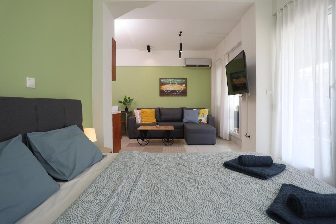 Ladadika Terraza Apt #1 Tesalonika Bagian luar foto